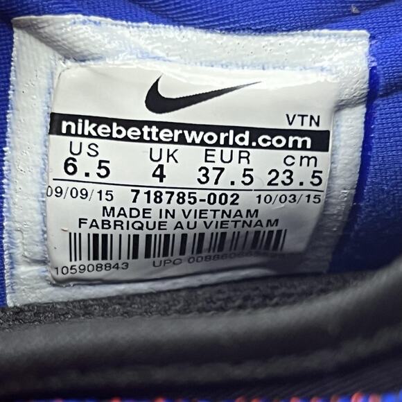 Nike Free TR Flyknit Running Shoes Women Size 6.5 Purple Lightweight Sneakers - Picture 8 of 9